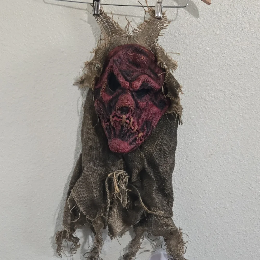 Adult Halloween Scarecrow Mask Burlap